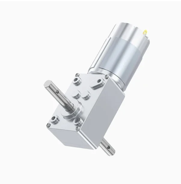 5840-555 12V/24V 32MM Miniature Brushed DC Motor with Bidirectional Round Shaft, Offering Forward/Reverse Speed Adjustment