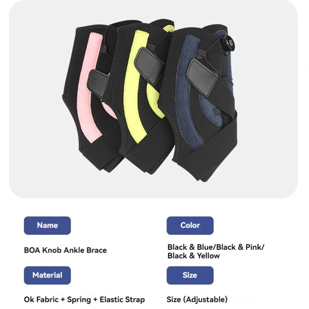 

Adjustable Knob Ankle Support Brace Pressurized Support Fixed Sport Ankle Protectors Anti-Break Breathable Ankles Stabilizers