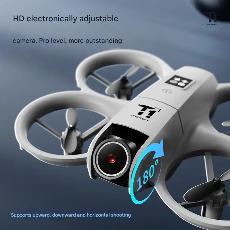 Nuevo Dron profesional T1 8K HD cámara gran angular WiFi FPV altura sujetar plegable RC Drone Quadrotor helicóptero juguete regalos de vacaciones