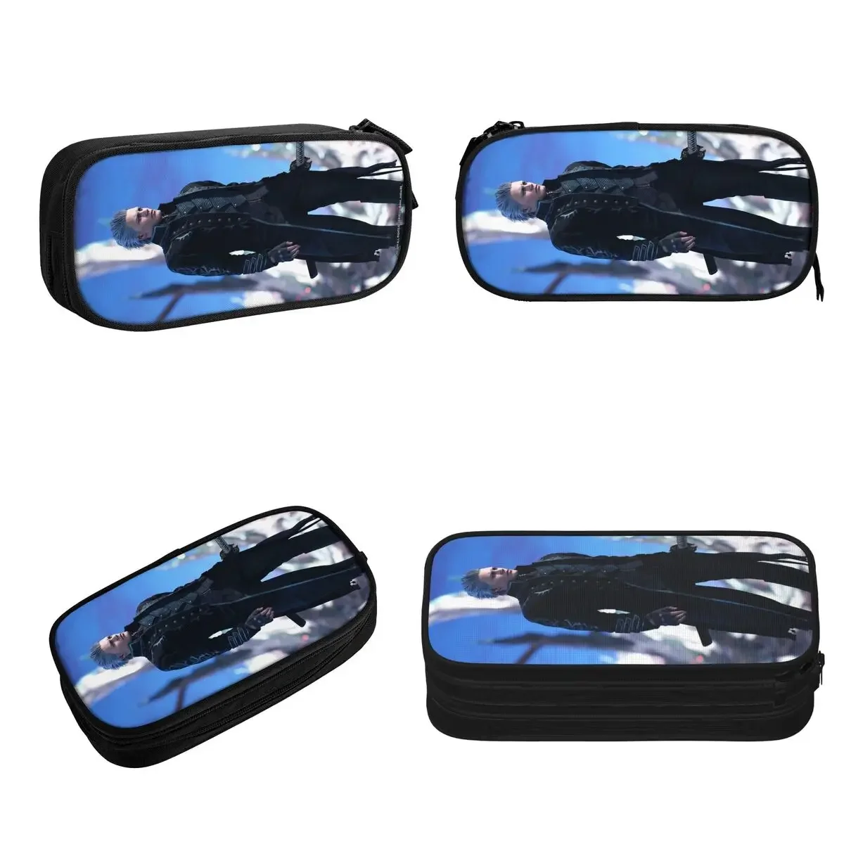 

Vergil From The Devil May Cry Seri Pencil Cases for Students School Pen Box Pencil Bag Pencil Pouch Storage Stationery Supplies