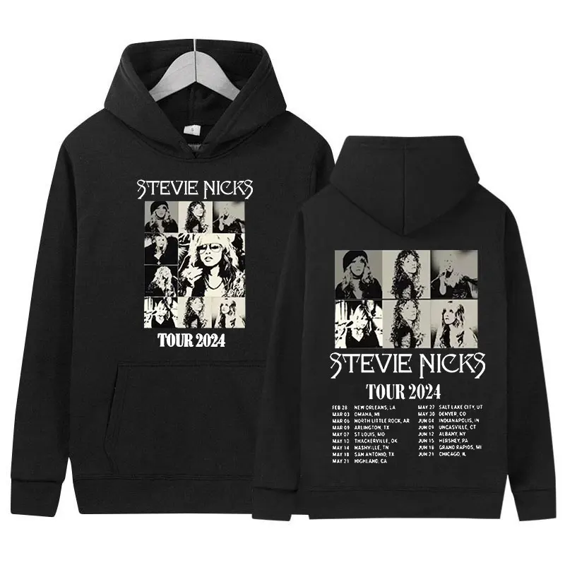 

Singer Stevie Nicks 2024 Tour Album Hoodie Men Women Hip Hop Retro Gothic Clothing Sweatshirt Fashion Pullover Oversized Hoodies