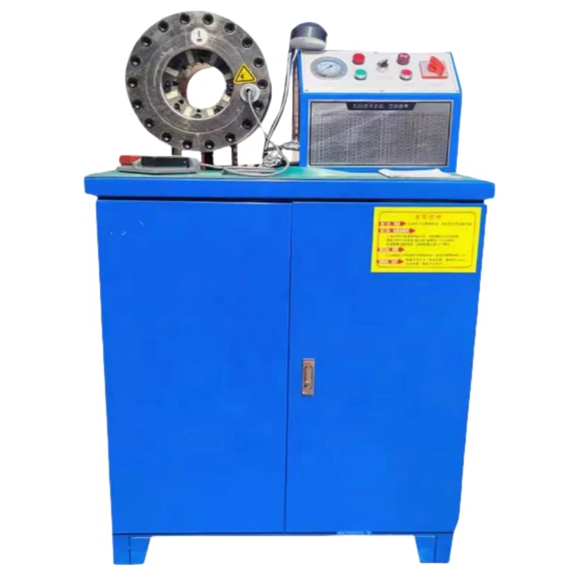 

Source Factory Hydraulic Oil Pipe Electric Crimping Machine High Pressure Hose Vertical Crimping 10 Molds Can Buckle Pump Motor