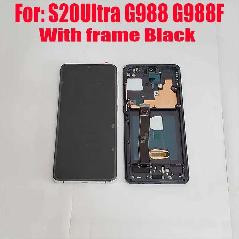 Suitable for Samsung Galaxy s20ultra LCD screen s20u touch screen g988 g988f digitizer display