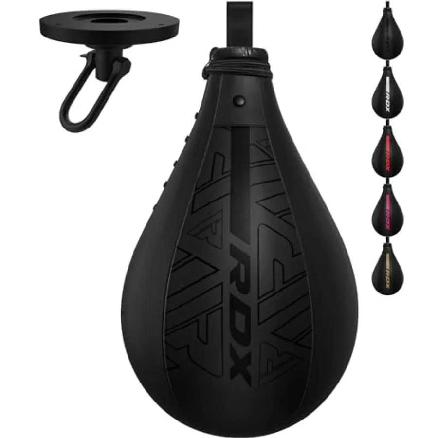 

Boxing Ball, Maya Hide Leather Dodge Striking Target with Additional Bladder, MMA Muay Thai Punching Workout Kicking Martial Ar