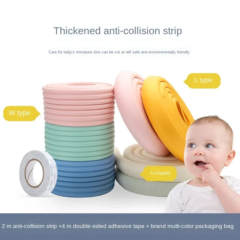 3pcs 2M combinazione multifunzionale Baby Child Safety Anti-collision Corner Stickers mobili Corner Anti-collisione