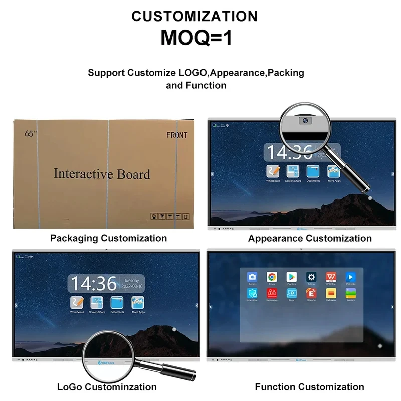 Dual System Interactive Flat Panel Classroom