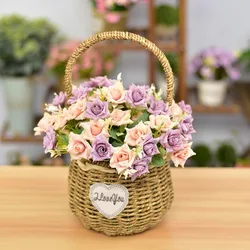 54 Wedding flower baskets Banquet living room flower arrangement flower baskets