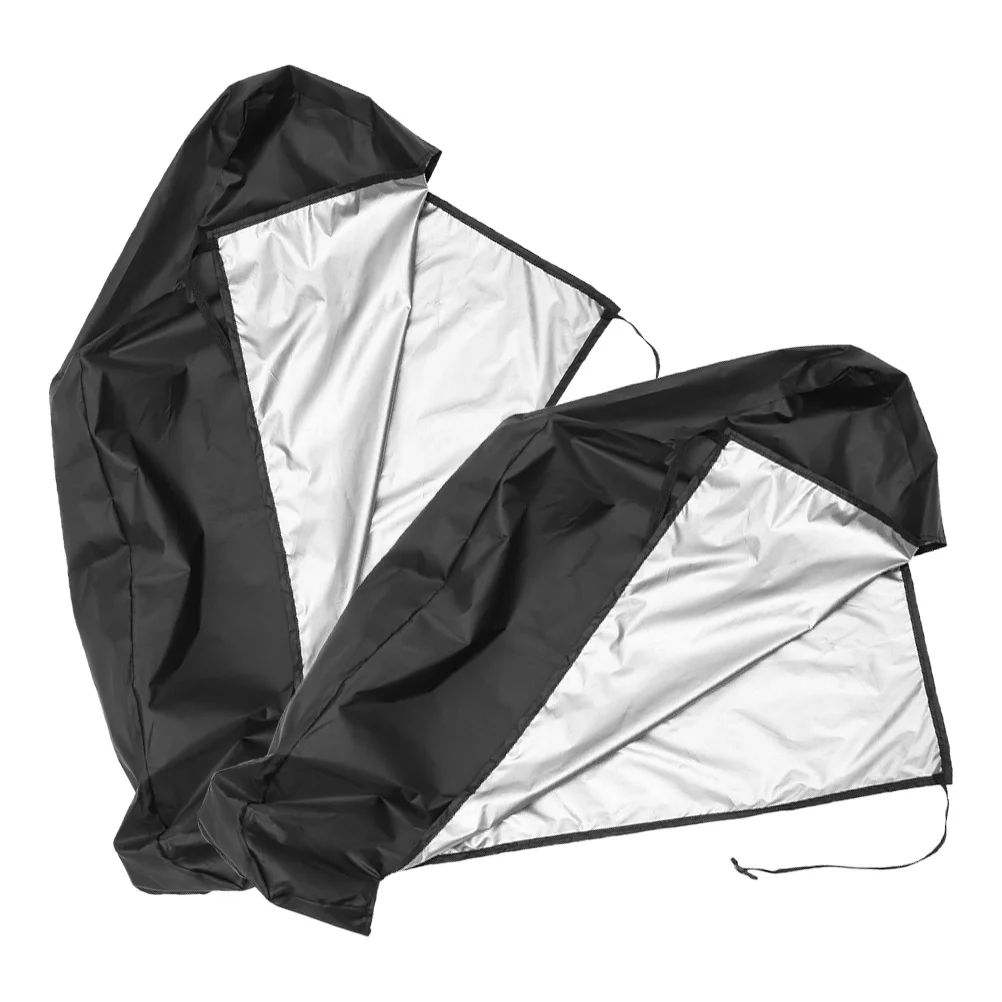 

2Pcs Trailer Hitch Cover Durable Waterproof Protector for Rv Travel Trailer Car Caravan Motorhome Towing Accessory Anti Dirt