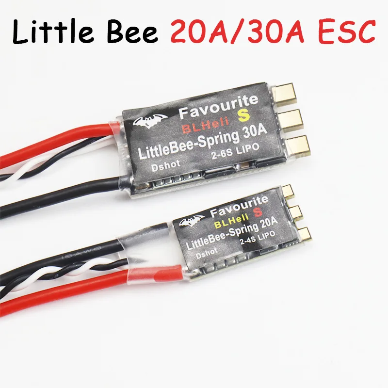 

4pcs Littlebee Blheli-S Fvt Brushless Esc 20a/30a 2-6s Supports Dshot Oneshot42 Oneshot125 For Multicopter Fpv Rc Toys & Hobbies