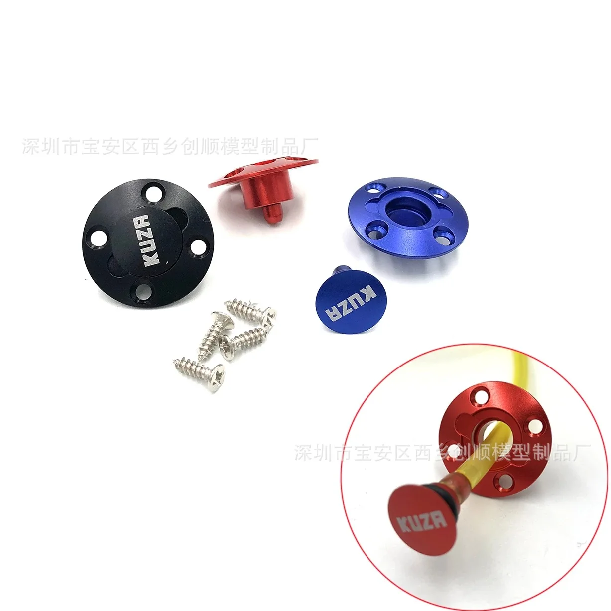 10Pcs for KUZA Tiger Shark, Model Aircraft Engine Fuel Port/Vent Port/TOC Model Aircraft Fuel Dispenser (for