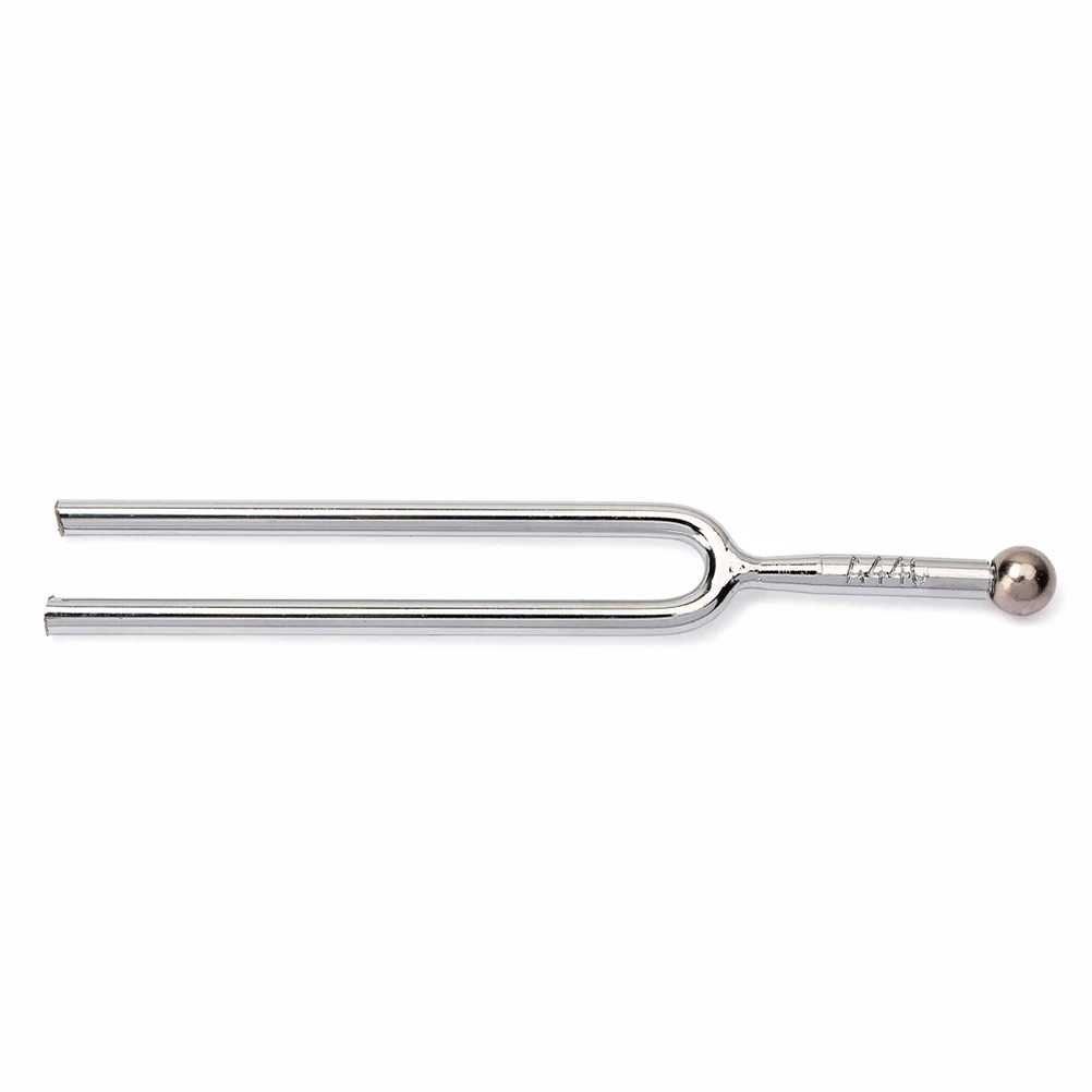 

440Hz Tuning Fork A Tone Guitar Violin Instrument Tuner Durable Material Pearlescent Silver Color Musical Instruments