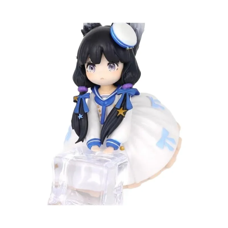 16CM Anime thé temps chats vache chat Figure Animal humanoïde chaton chat fille modèle jouet poupée Aciton photo décoration PVC