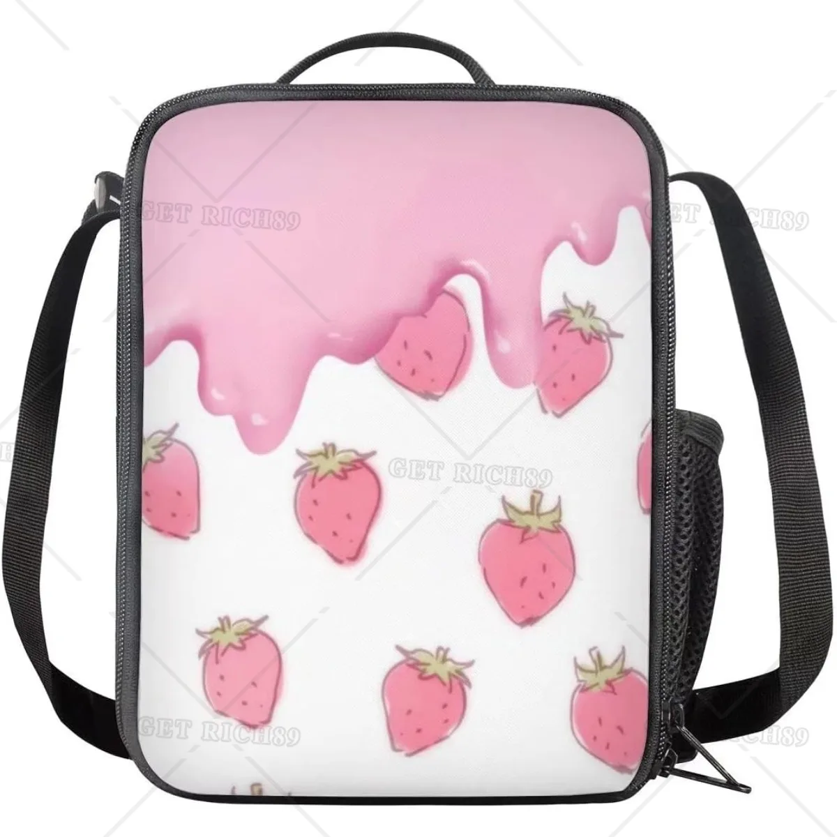 

Dessery Ice Cream Insulated Lunch Bag for Women Girls Large Leak Proof Lunch Cooler Bag Reusable Lunch Box for Work with Pockets