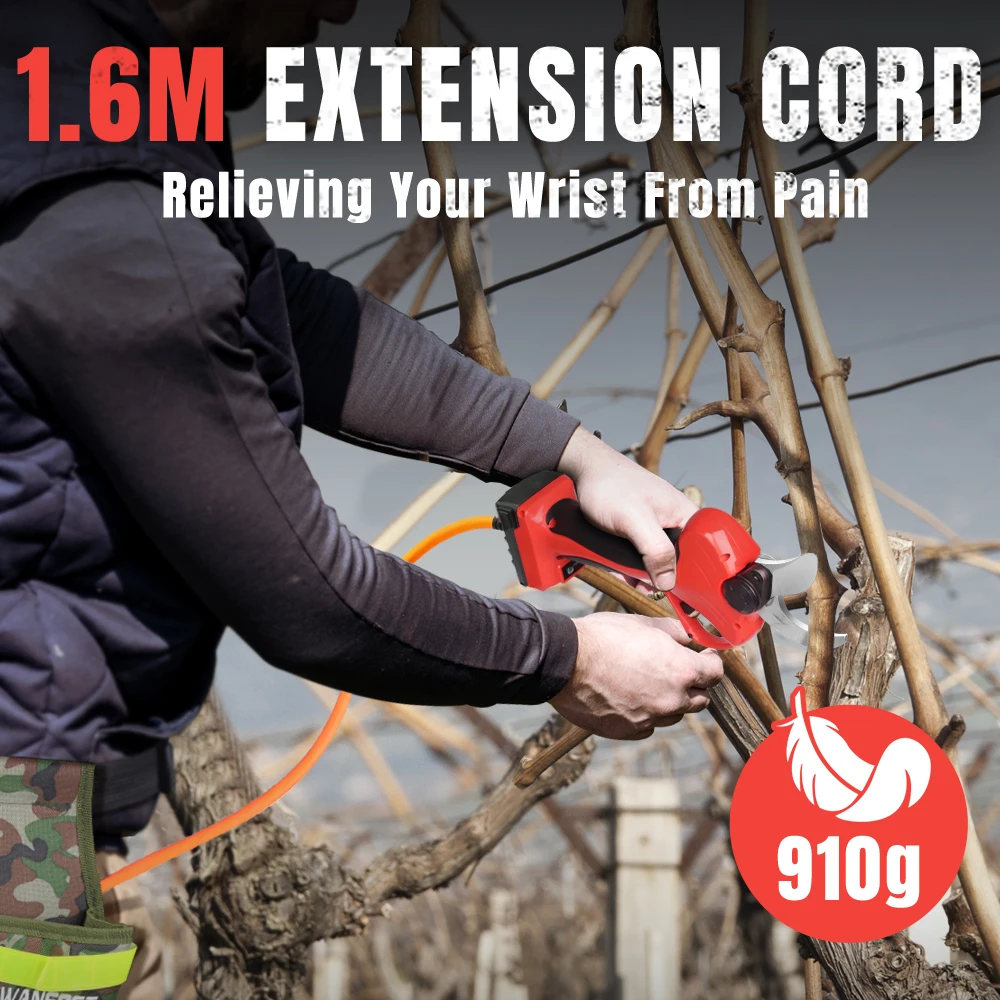 8617 Efficient Fruit Tree Bonsai Pruning Branches Cutter Landscaping Tool 25.2V Cordless Electric Pruner Pruning Shear