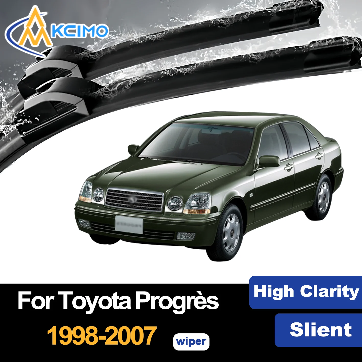 

Front Wiper Blades for Toyota Progres XG10 1998-2007 1999 2000 2001 Premium Car Windscreen Windshield Window Wiper Accessories
