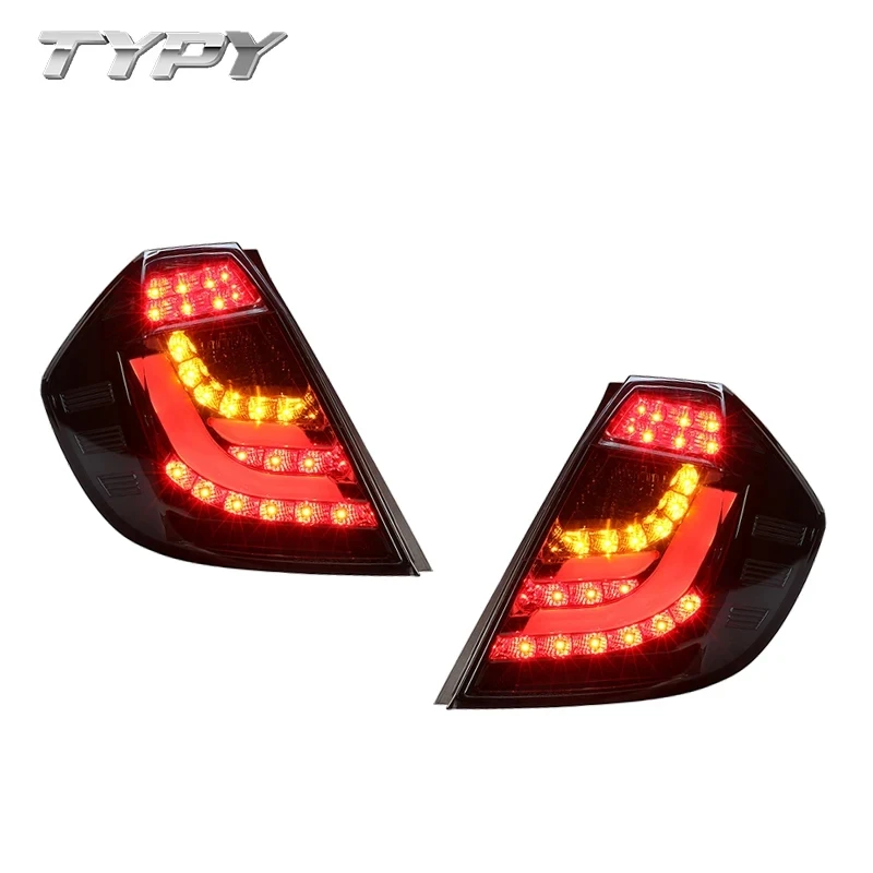 Car Tail Lamp For Honda Fit Jazz Rear Lamp Modified LED Tail Light Turn Signal Lamp Brake Light 2008-2014