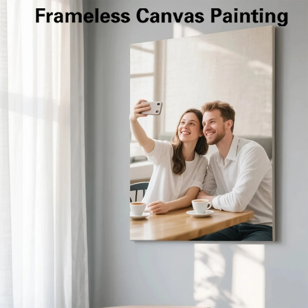 

1pc Frameless Personalize Custom Photo couple Poster Prints Wall Pictures For Living Room Decor Home Decor