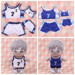 10/20cm Doll Clothes Outfit Basketball NO.7 Uniform Dolls Accessories Doll Clothes T-Shirt Pant Children's Gift Toys