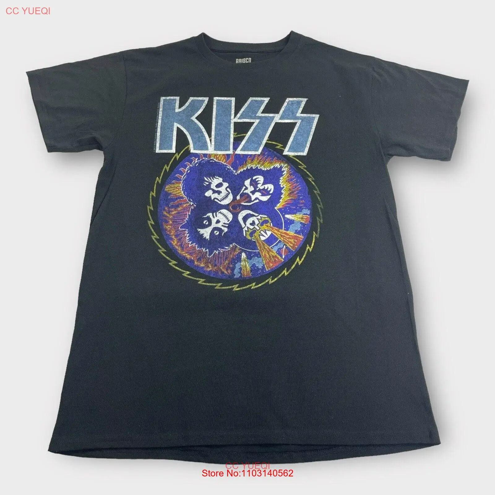 

KISS Rock And Roll Graphic T Shirt Adult Size X-Large