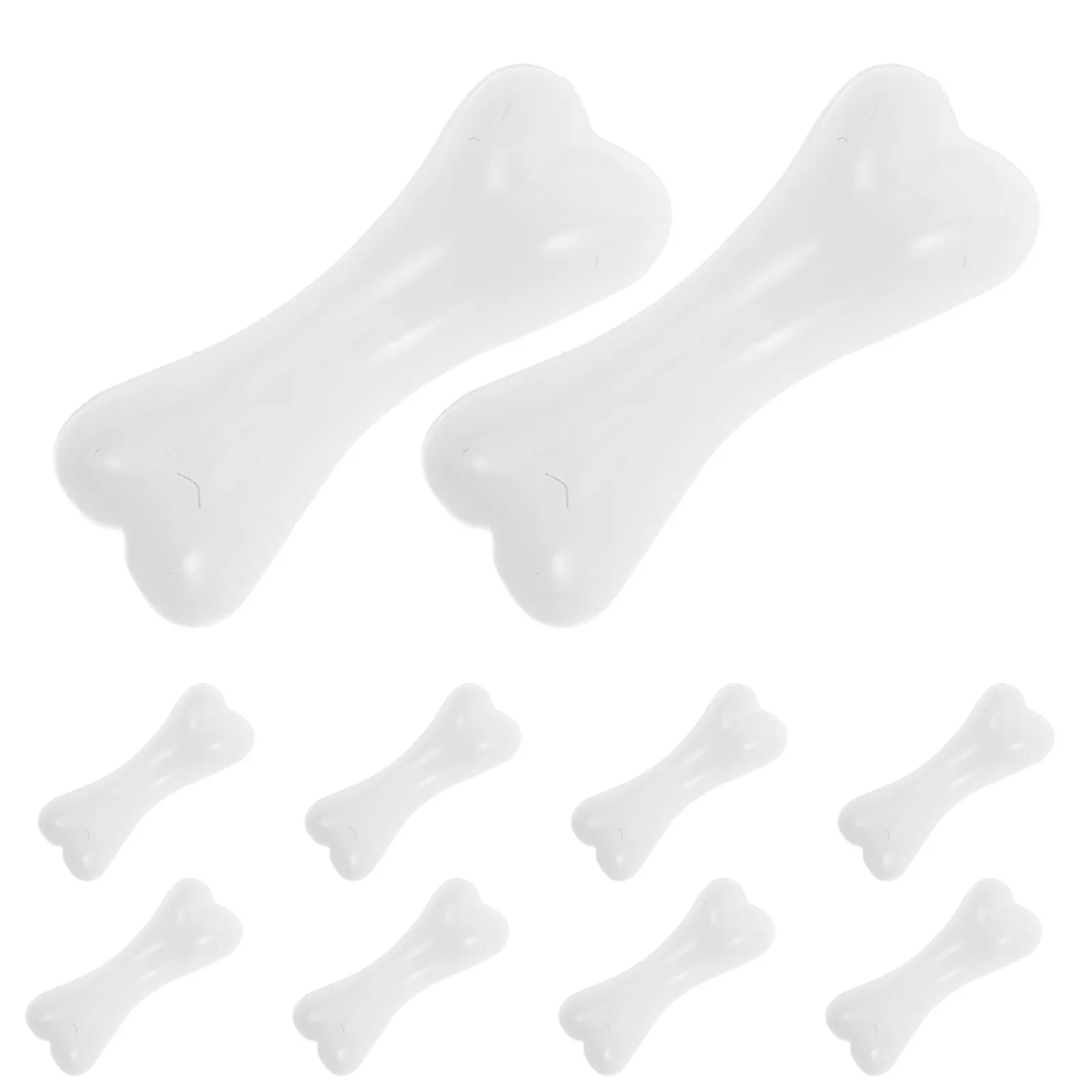 

500 шт. миниатюрных реалистичных белых костяных декоративных элементов для Хэллоуина, сценических выступлений и рукоделия