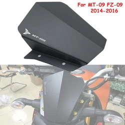 Motorcycle Windshield Windscreen Aluminum Wind Shield Deflector Fairing Cover For Yamaha MT-09 FZ-09 MT09 FZ09 MT 09 2014-2016