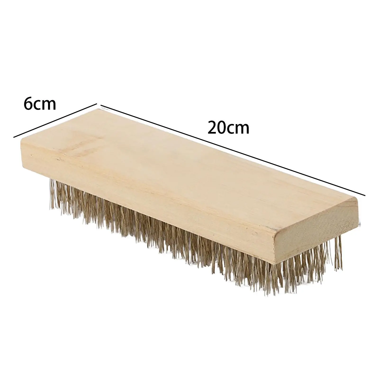 Wire Brush Cleaning Metal Surface Texturing Bristle Wire Brush Barbecue Pool Garage Patio Removing Rough Surface Wire Broom