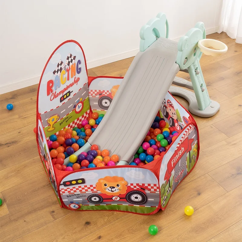 Pozo de bolas para niños, tienda de campaña grande emergente para niños pequeños, casa de juegos, parque infantil para gatear, bolas no incluidas