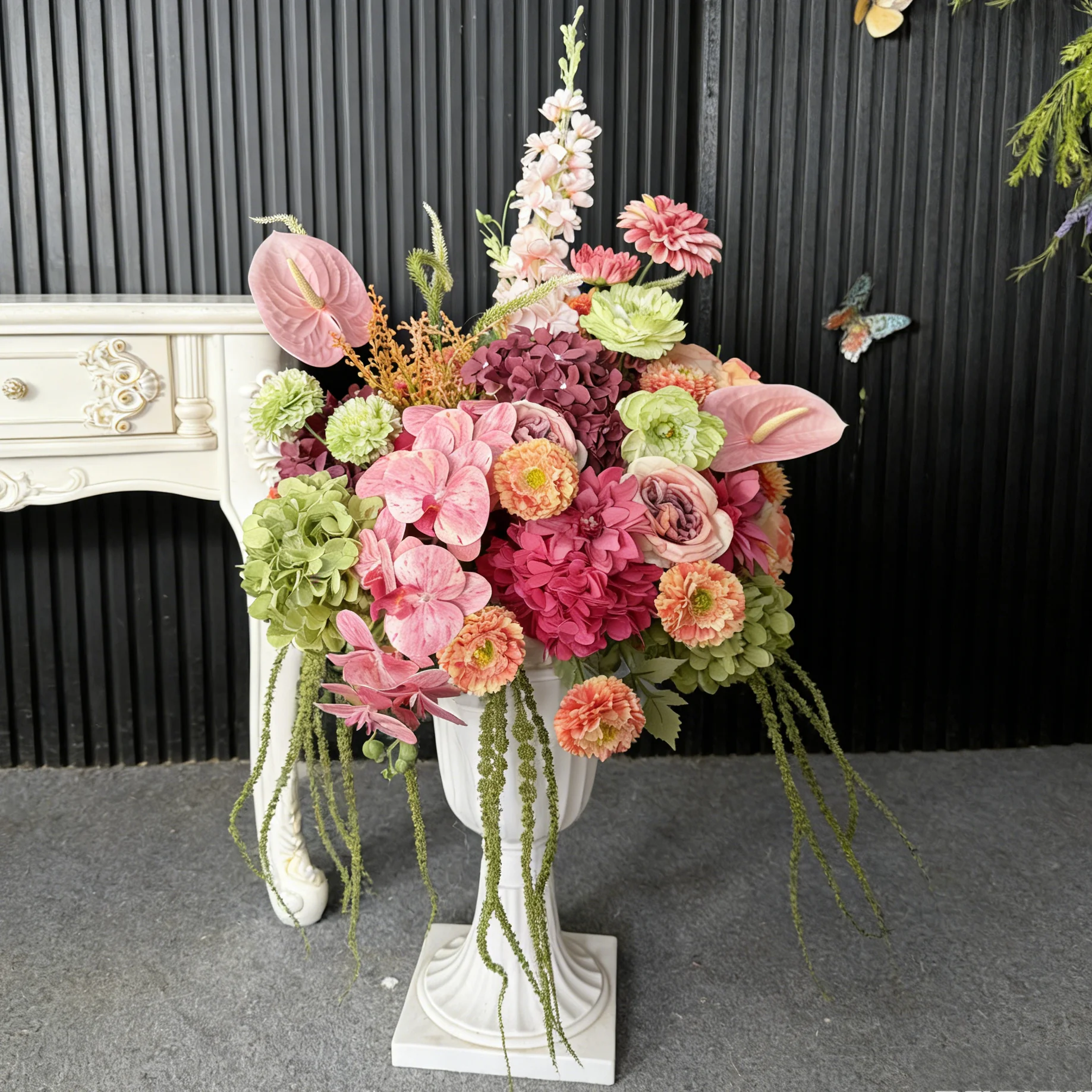 

Индивидуальный роскошный цветочный шар, искусственные цветы для свадебного декора, центральные элементы стола, цветочный шар для оформления проходов, флористическая композиция