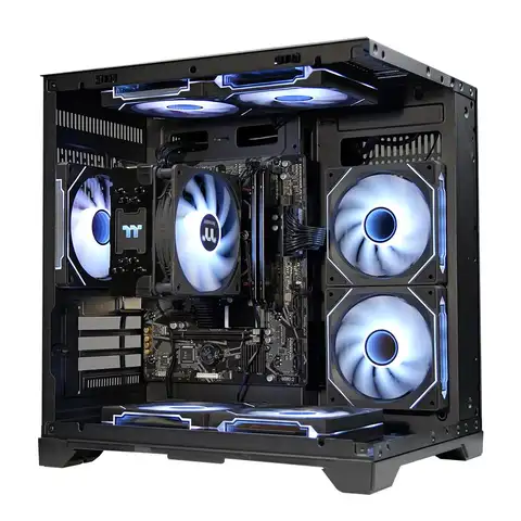 YEAH MAGIC Gaming Desktop AMD Ryzen 5 5600GT 3.9GHz 16GB(8G*2) DDR4 3200 1T NVME SSD ARGB 7 Fans Win 11 Home Gamer Desktop Compu