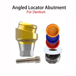 Dental Angled Locator Abutment Overdenture Attachment for Dentium