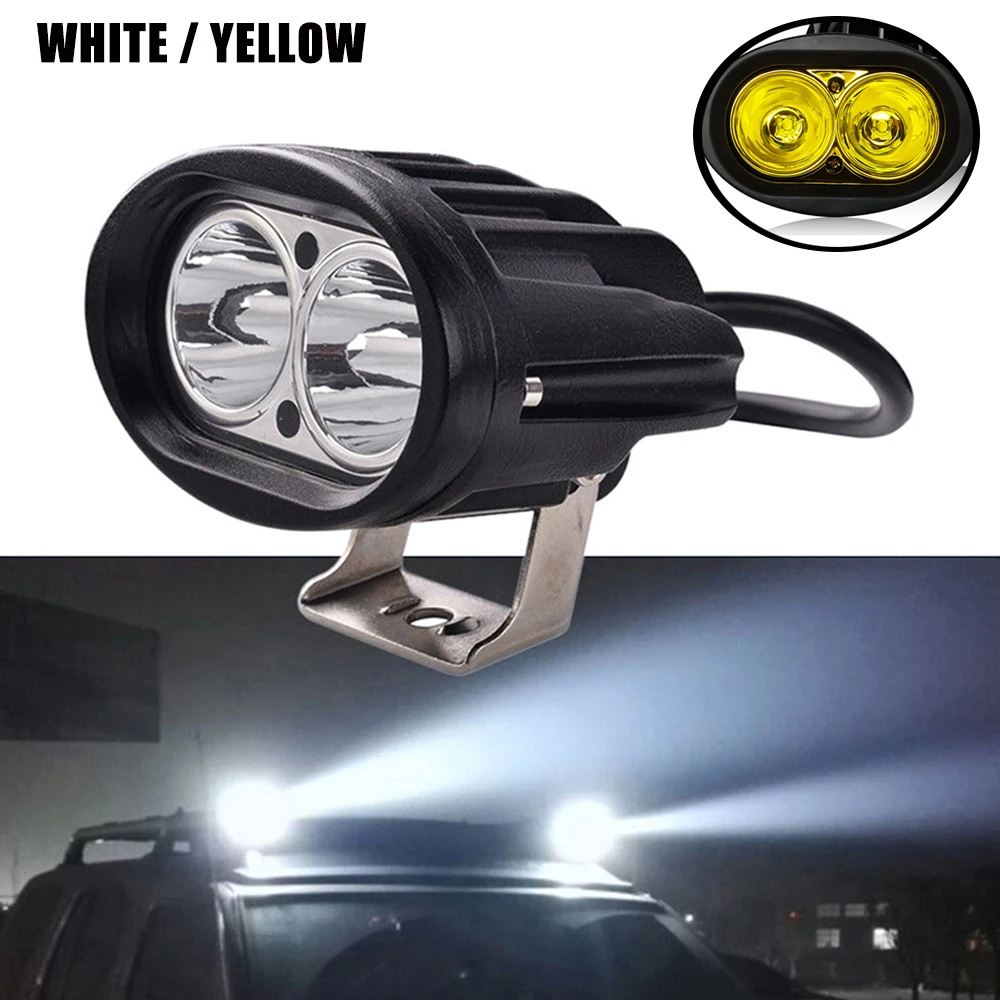 

E-bike Fog Light LED motorcycle Headlight For Rad Power Bikes Car Led Work Lamp for Truck Tractor Trailer SUV ATV Off Road Flood