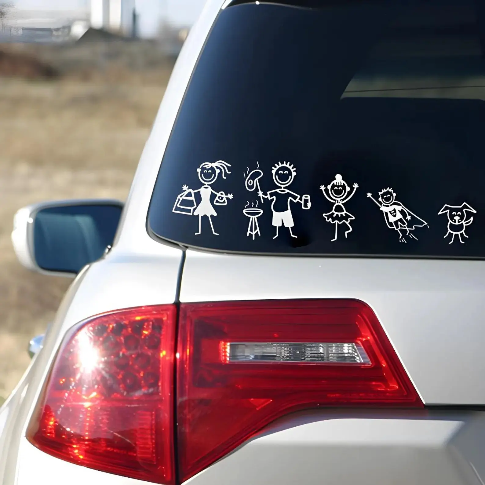 STICK FAMILY | Your Family Characters | Car Window Bumper Vinyl Decal Sticker size 6-14cm/each  S833