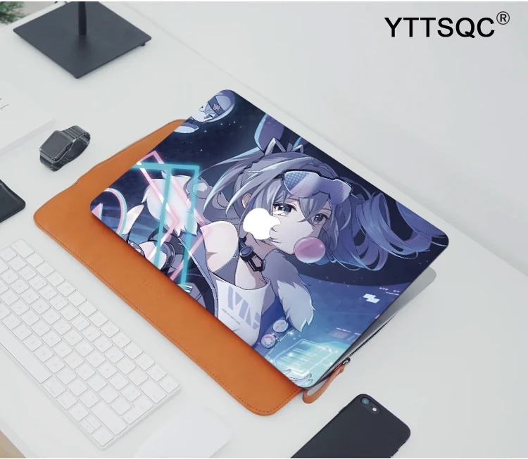 Imagem -05 - Shell Duro do Anime do Lobo de Prata para o Portátil Trilho da Estrela de Honkai Apple Macbook Air 13 15 m2 m1 Pro 13 14 16 Mac Retina A2681 A2337 A2338