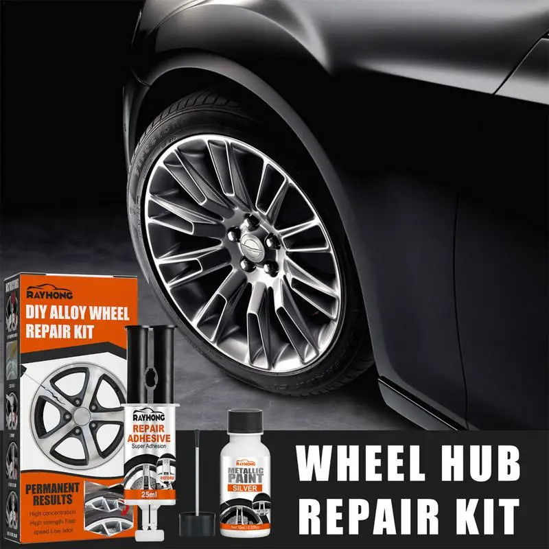 Alloy Rim Scrapes Scratches Remover Silver Wheel Paint Wheel restoration Wheel Scratch Repair Kit Automotive Cleaning Supplies