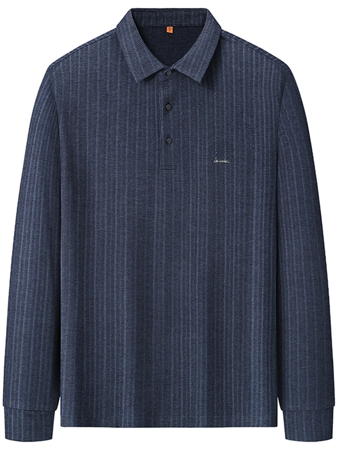 

plus Size Men's Long Sve T-irt Autumn 2025 Loose Fit Striped Busin Sle for Middle-Aged And ly Dad