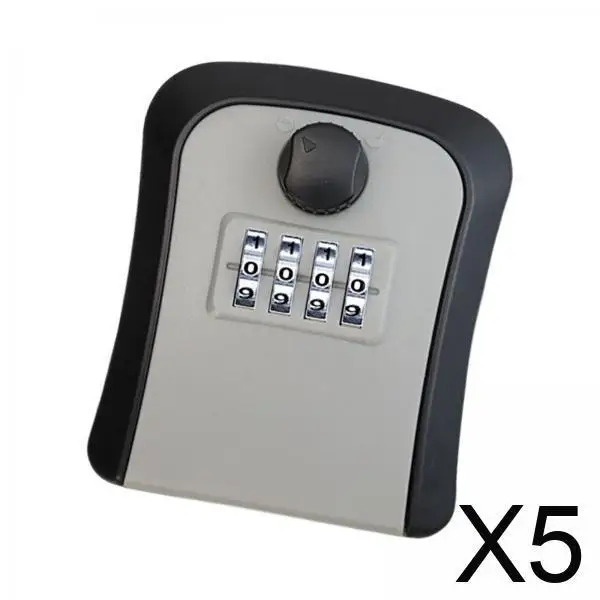 

Пластиковый сейф-кейс для хранения ключей с кодовым замком, портативный, для дома, гаража, использования в помещении и на улице