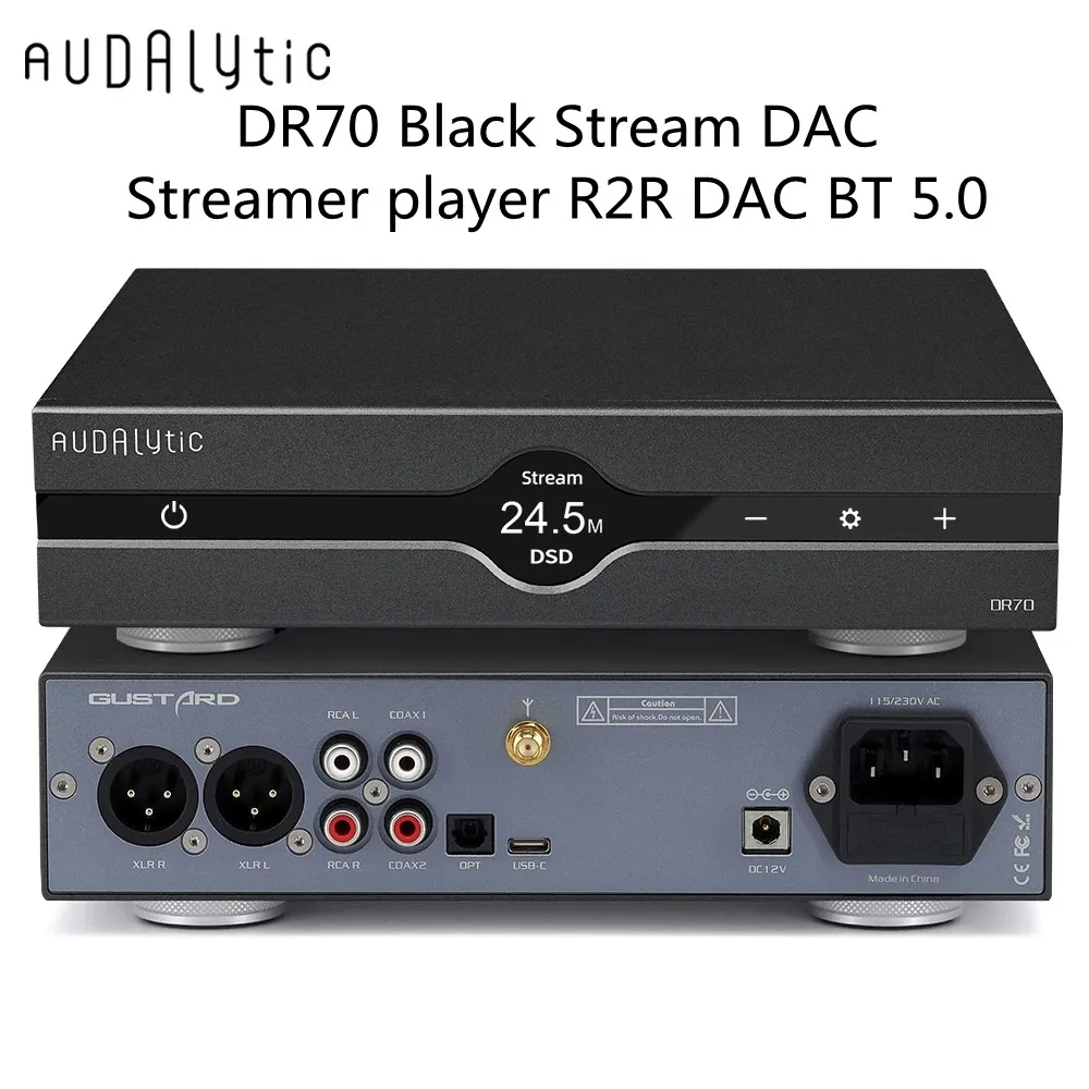 Audalytic DAC-DR70N DAC-DR70 Network Streaming Decoder Discrete R2R Bluetooth Network Bridge image 3