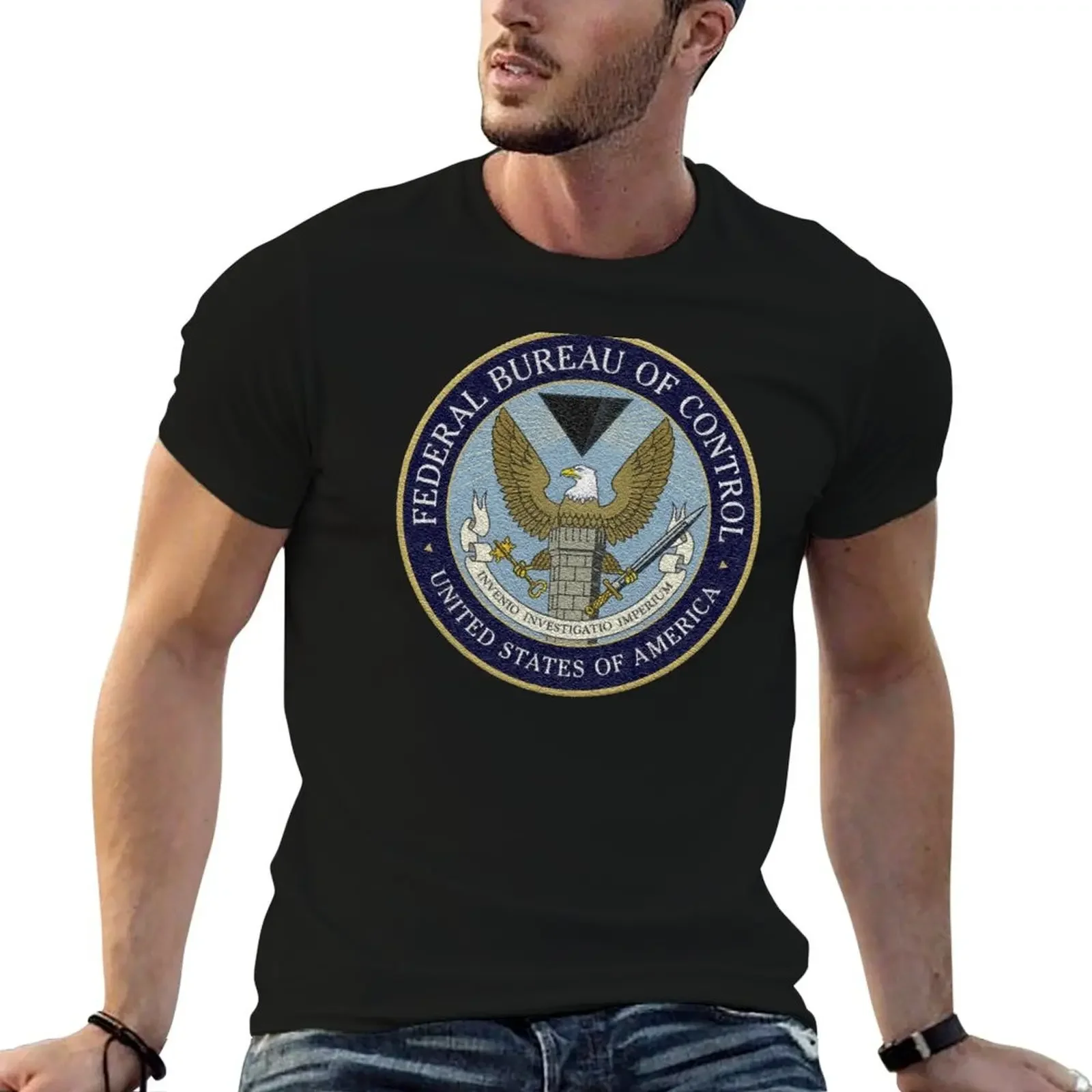 

Federal Bureau of Control Control Game Logo Clean Logo T-Shirt anime t shirts plain fruit of the loom mens t shirts