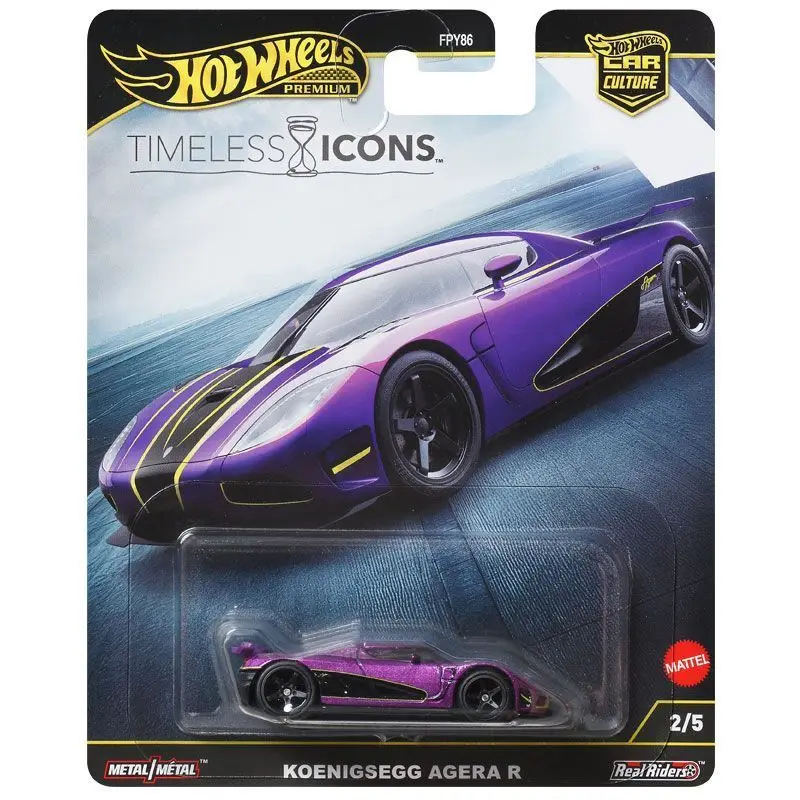 Nuovo Originale Hot Wheels 1/64 Cultura Auto Icone Timeless Ferrari F50 Porsche Carrera Gt Conversione del Telaio Auto Da Collezione Giocattoli