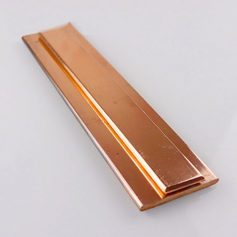 1pcs Thickness 10/12mm 99.9% Pure Red Copper Flat Metal Plate T2 Metal Rod Flat Bar Strip Width 20 30 40 50 60 80 100mm