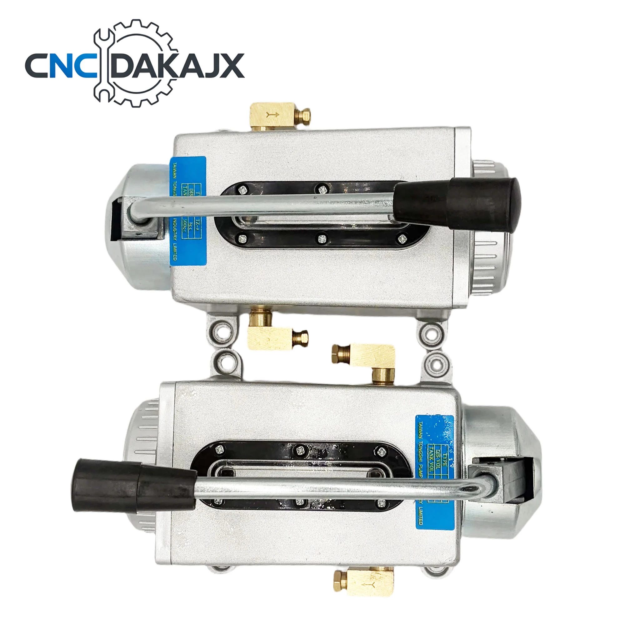 Y-8 HP-5 Hand Operated Lubrication Oil Pump Dual Outlet 4MM 6MM Port Manual Hand Press Pump For Punch Press CNC Lathe Milling