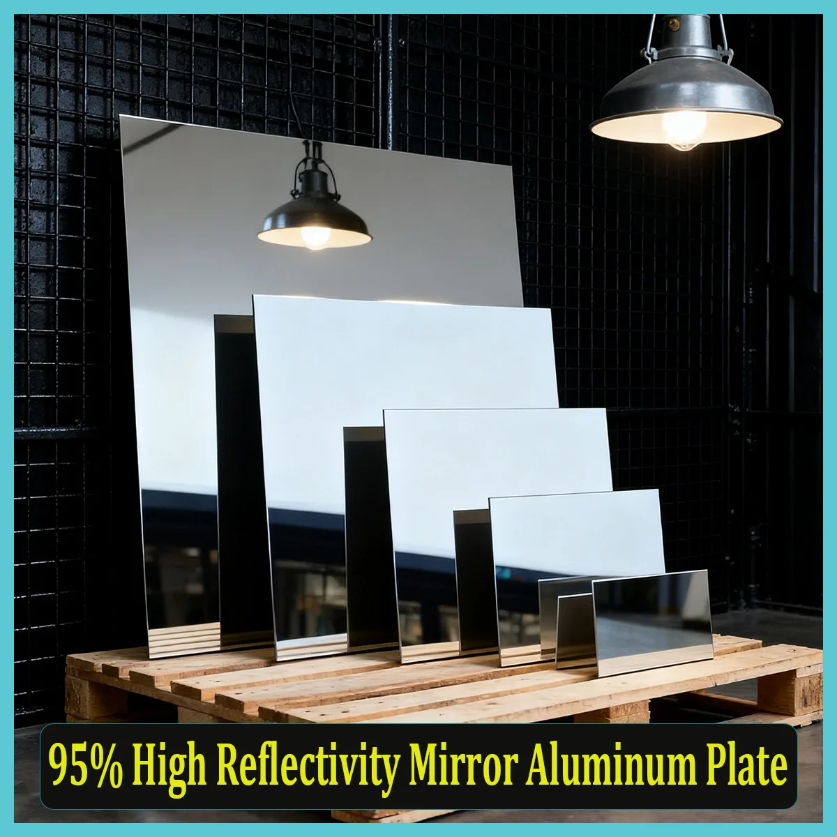 95% High Reflectivity Mirror Aluminum Plate | High-Quality Aluminum Alloy Sheet Suitable for Laser Cutting