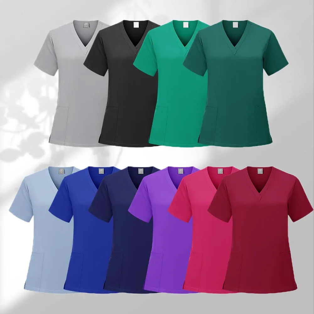 

Fashion Clinical Surgical Uniforms Medical Scrubs Uniforms Sets Women Hospital Working Clothes Nurse Accessories Dental Workwear