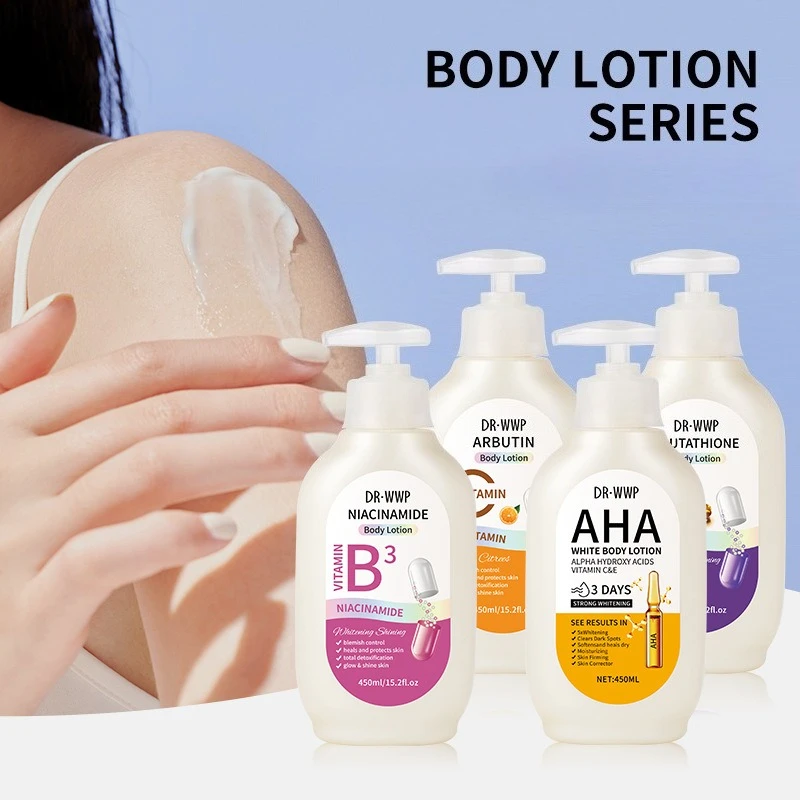 

AHA Fruit Acid Body Lotion Moisturizing Whitening Moisturizing Dry Skin Fading Fine Lines Anti-Wrinkle Antioxidant Moisturizer