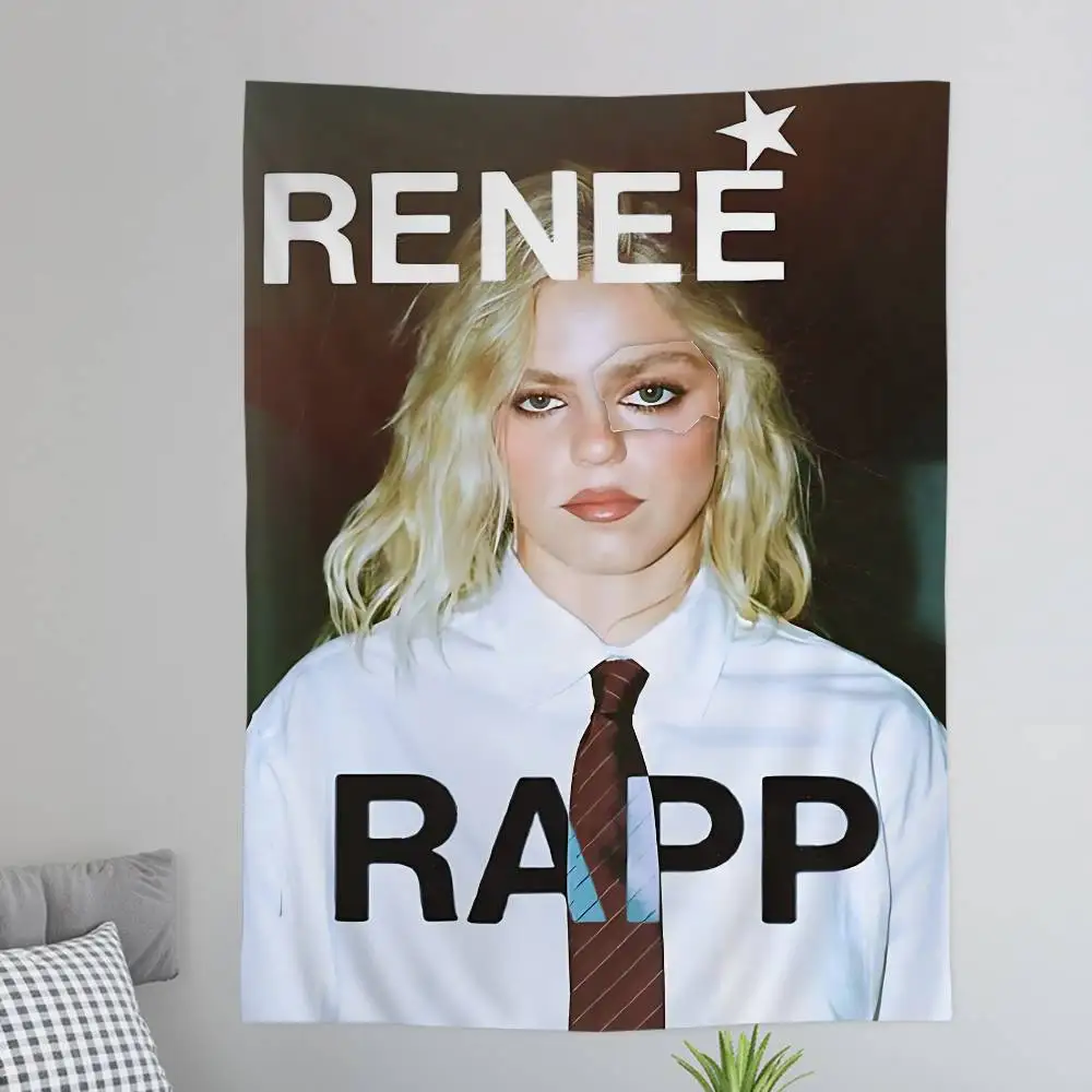 Pop Singer R-Renee Rapp Colorful Tapestry Wall Hanging Cheap Hippie Wall Hanging Bohemian Wall Tapestries Mandala Wall Hanging