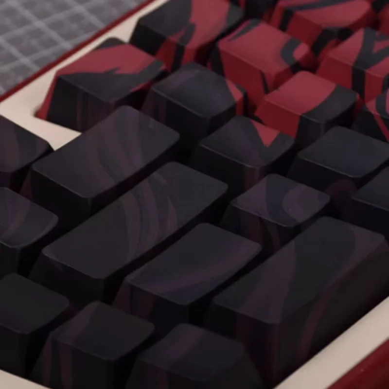 Imagem -03 - Mifuny Red Fire Dragon Tema Keycaps Acessórios Teclado Mecânico Pbt Cherry Perfil Keycap Keycap para Wooting60he Custom 136 Key