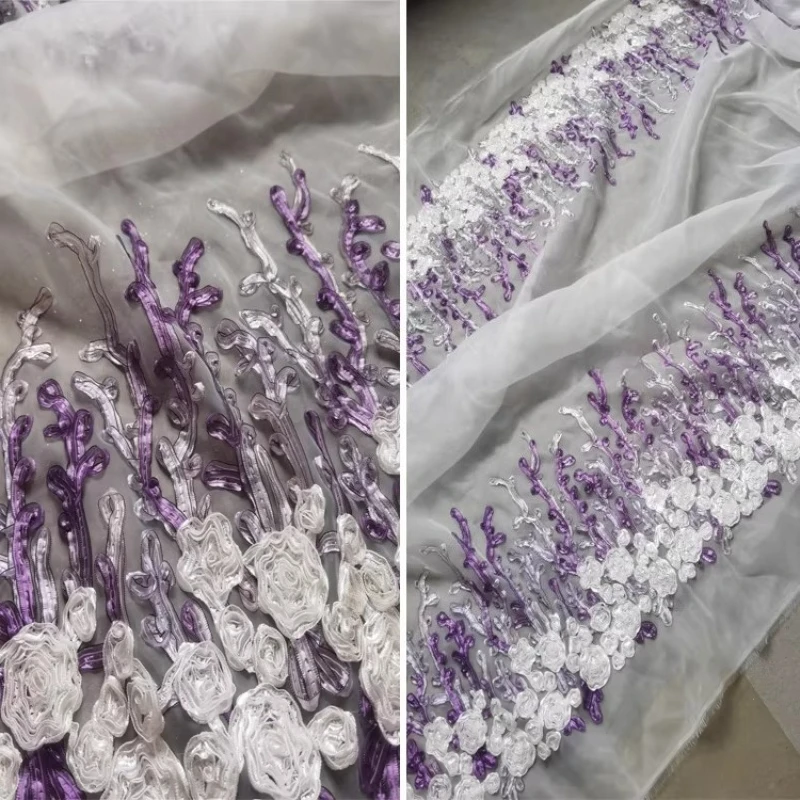 

Embroidered Lace Fabric for Breathable DIY Sewing Dress Shooting Background Fabrics Clothing Fashion Wholesale Cloth Material