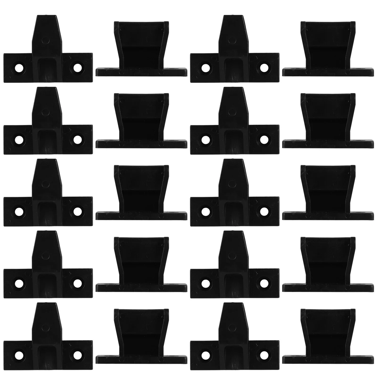 

10 set Drawer Guides Plastic Hardware Accessories For Wardrobe Cabinet Furniture Repair Replacement Sturdy Precision Connection