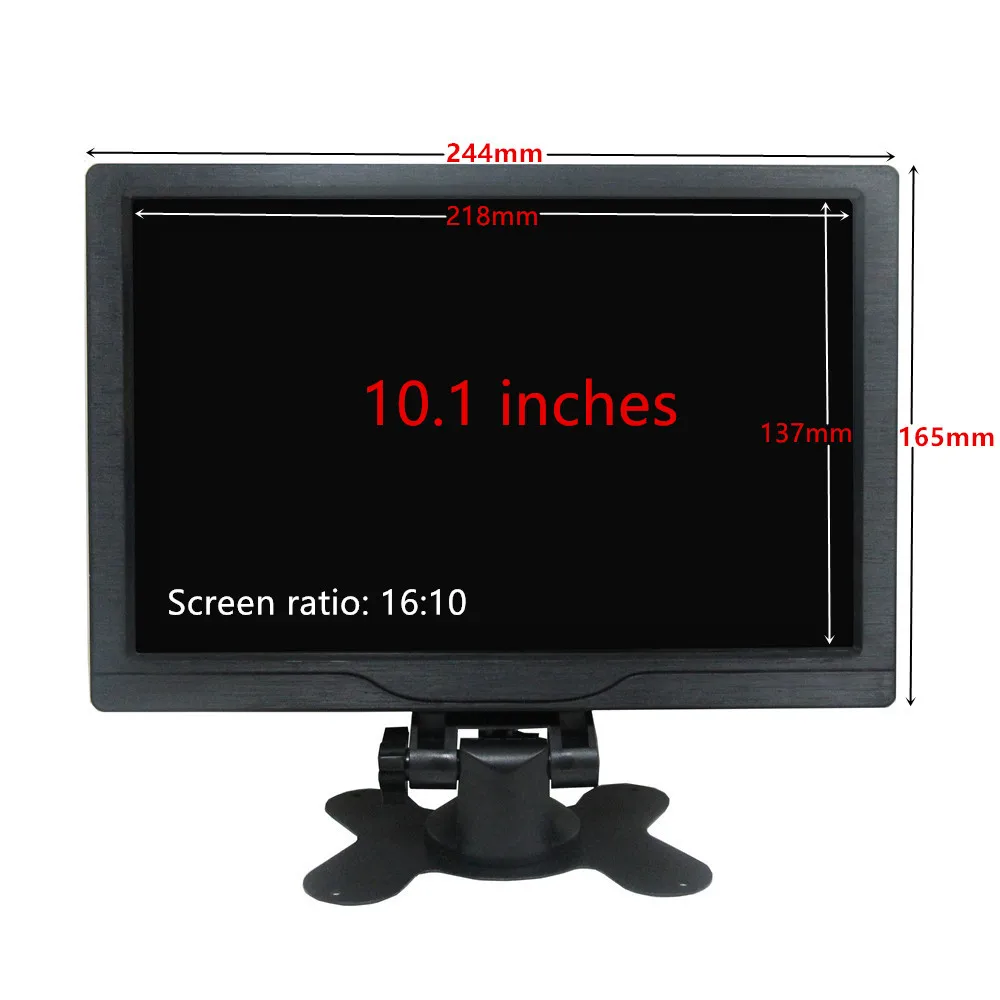 

10,1-дюймовый 1280x800 IPS ЖК-экран портативный монитор для компьютера Raspberry Pi вспомогательный экран вспомогательный экран автомобиля заднего хода