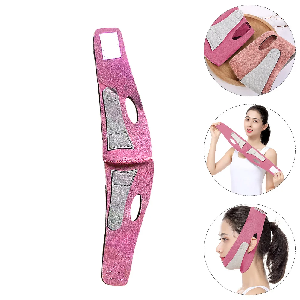 Cintura di sollevamento per maschera riduttore doppio mento Fascia rassodante Elastica per sollevamento mento viso morbido